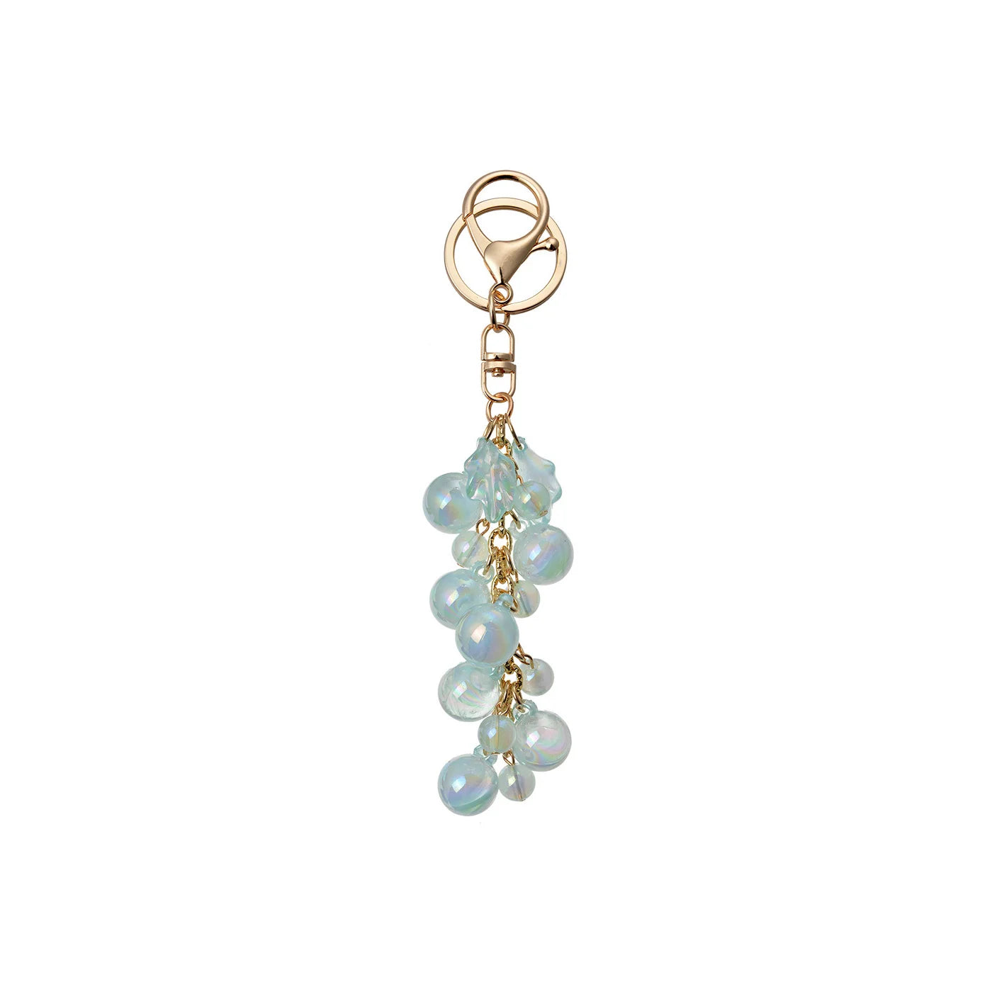Clayre & Eef Schlüsselanhänger Hellblau Taschenanhänger Taschenschmuck Taschenaccessoires