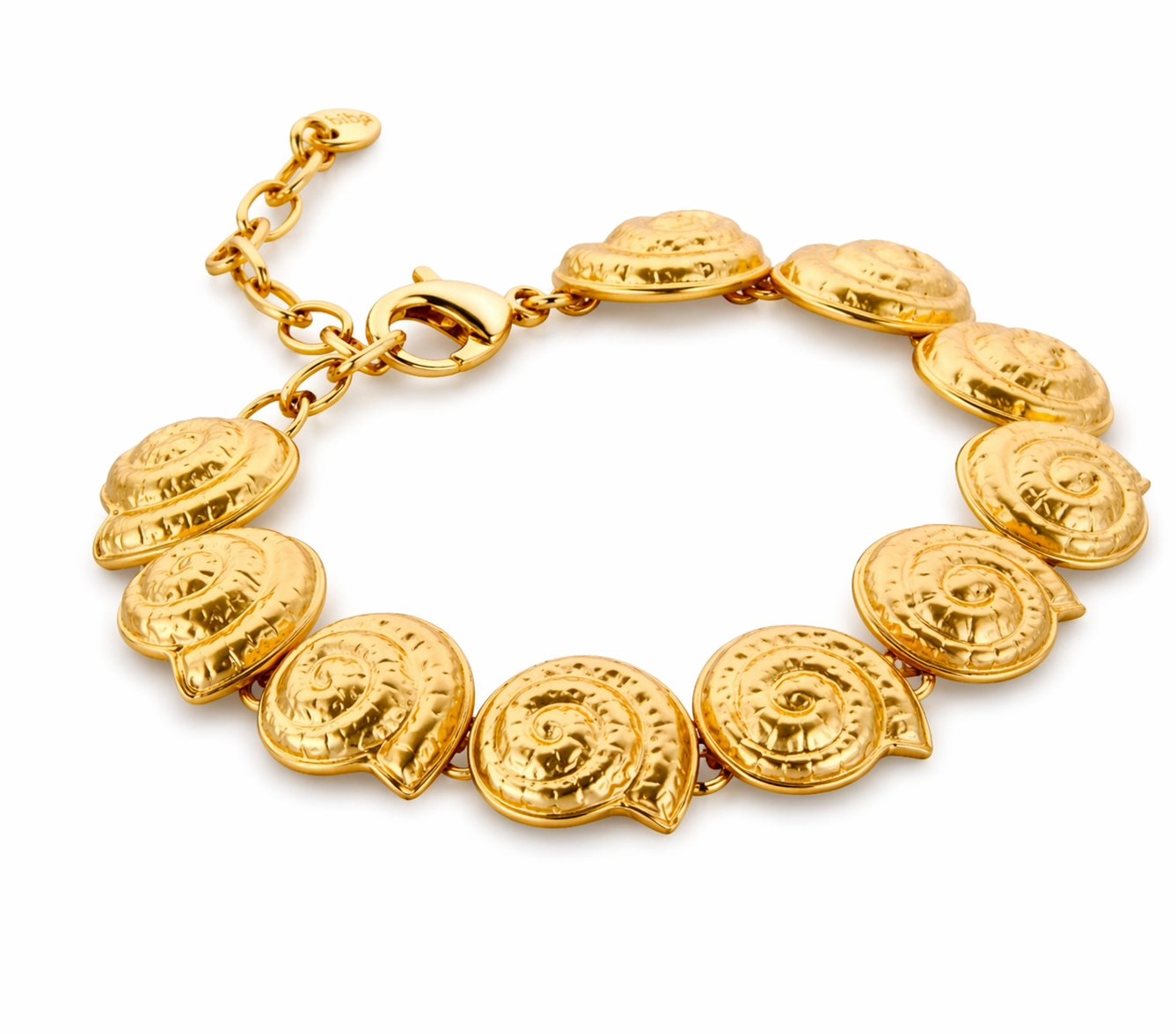 Armband Goldfarben Muscheln Elemente Urlaub Sommer Trend Biba