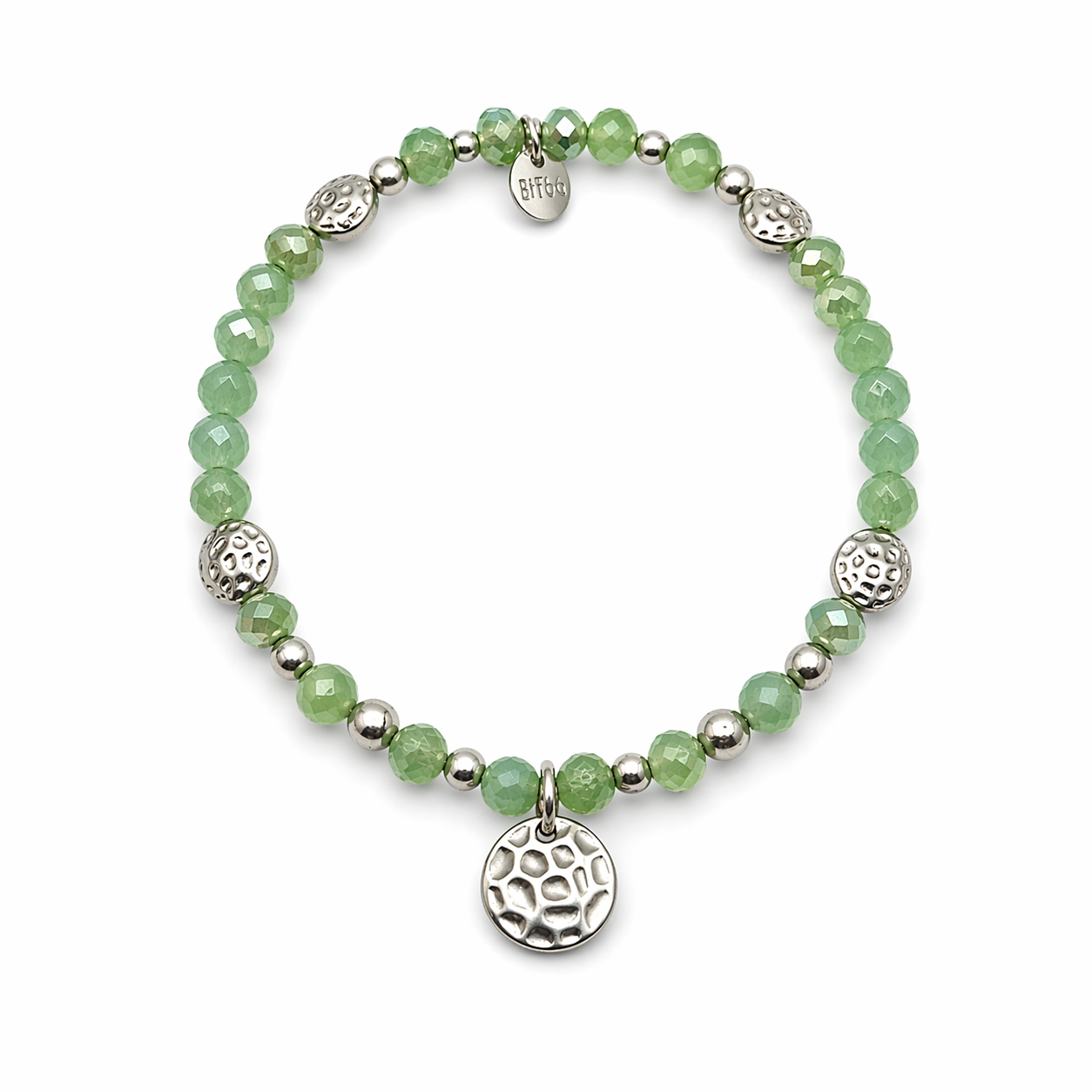 Armband elastisch Grüntöne Anhänger Matt Glanzend Trend Sommer Biba 2026