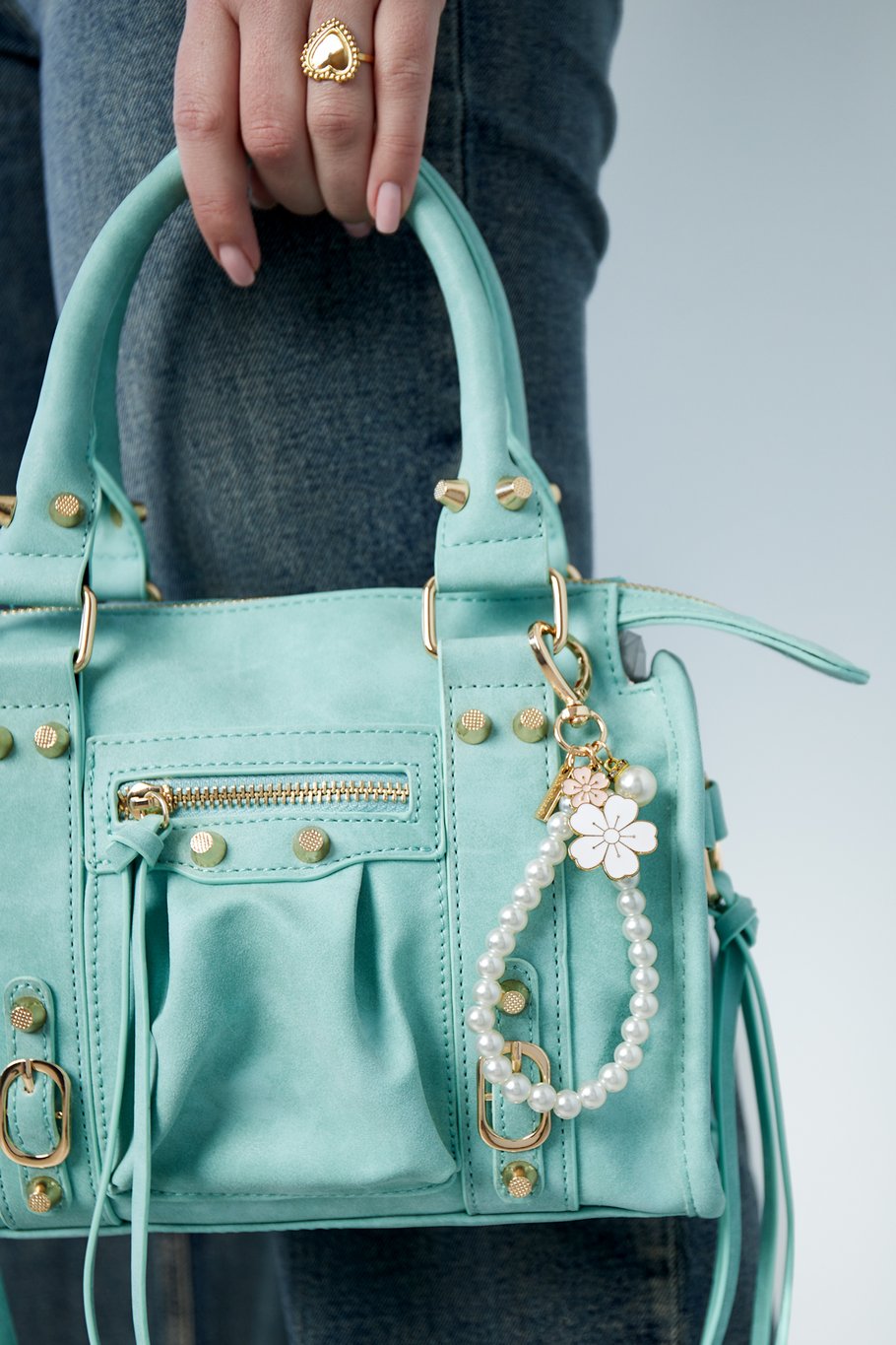 Yehwang Herzanhänger Schlüsselanhänger Taschenanhänger Liebe Geschenk Handykette Handyschmuck