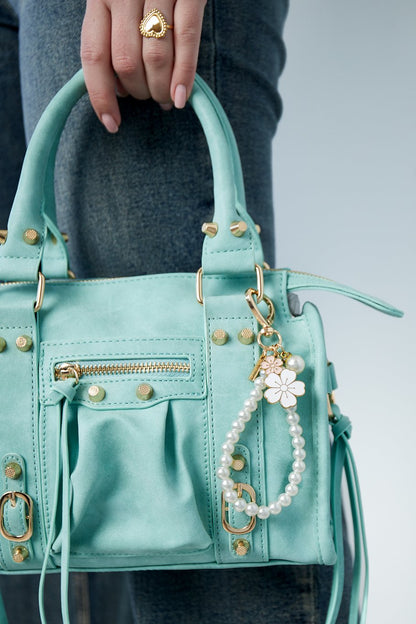 Yehwang Herzanhänger Schlüsselanhänger Taschenanhänger Liebe Geschenk Handykette Handyschmuck