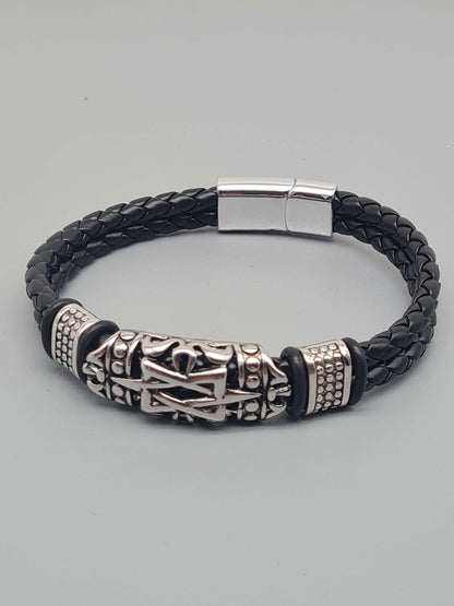 Herrenarmband mit antiker Totmmotiv