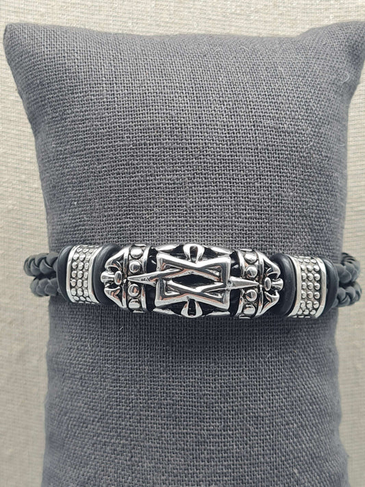 Herrenarmband mit antiker Totmmotiv
