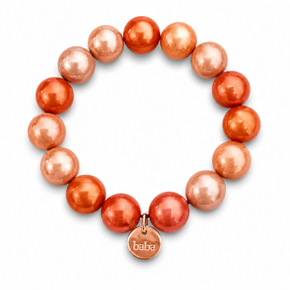Armband elastisch Space Beads 1,5 Cm verschiedene Farben Biba