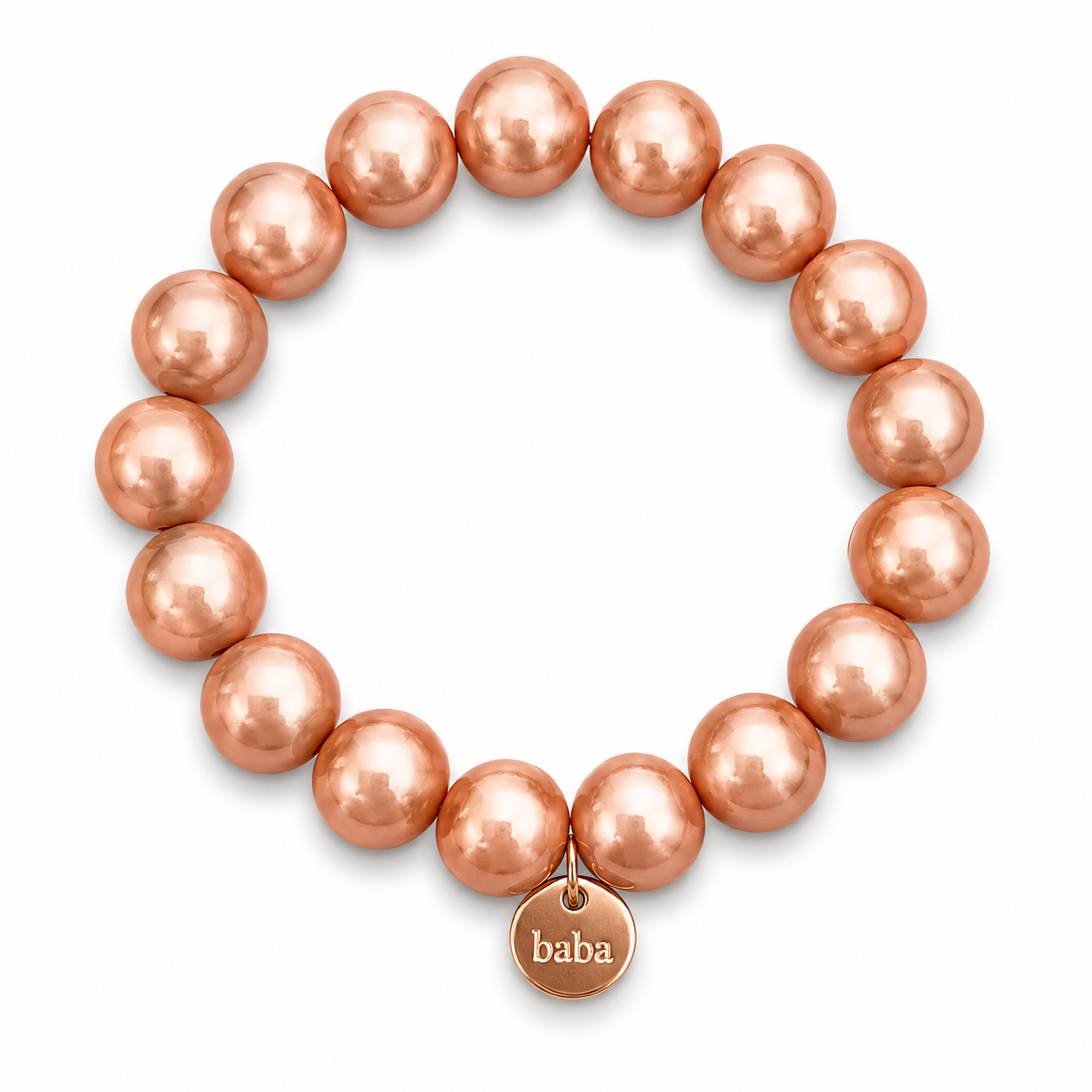 Armband elastisch Space Beads 1,5 Cm verschiedene Farben Biba