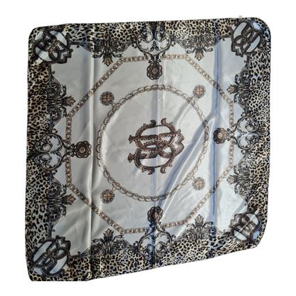 Tuch Halstuch mit Ornamenten in Beige