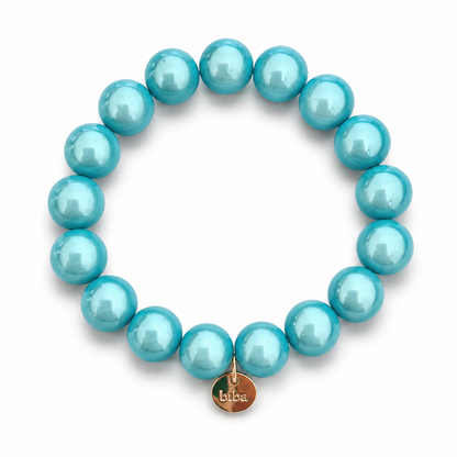 Armband elastisch Space Beads 1,5 Cm verschiedene Farben Biba