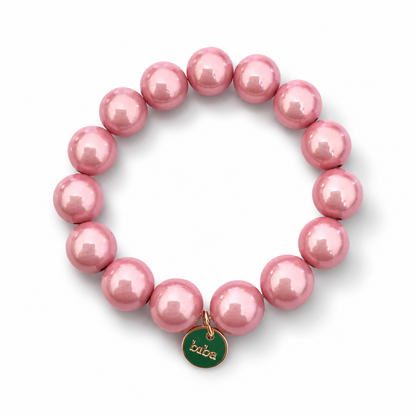 Armband elastisch Space Beads 1,5 Cm verschiedene Farben Biba