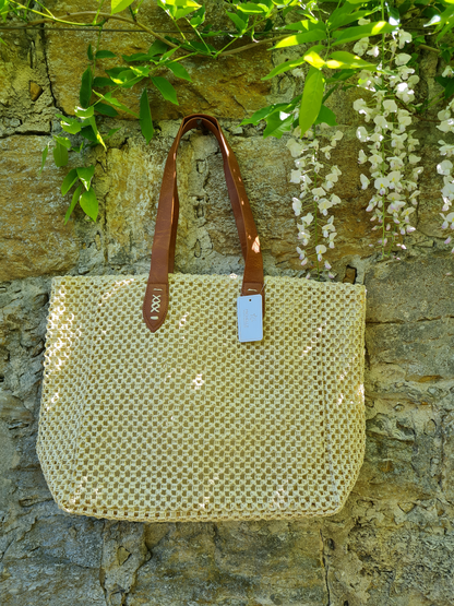 Michelle Bijou Umhängetasche schultertasche schopper sommer urlaub einkaufstasche