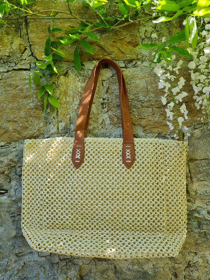 Michelle Bijou Umhängetasche schultertasche schopper sommer urlaub einkaufstasche