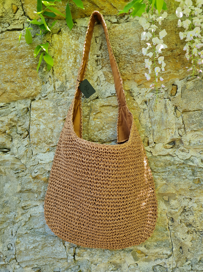 Yehwang Strandtasche Keepitall braun schilf strand urlaub einkaufen einkaufstasche natur