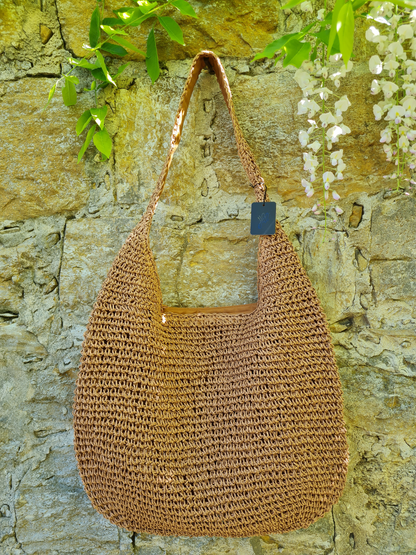 Yehwang Strandtasche Keepitall braun schilf strand urlaub einkaufen einkaufstasche natur