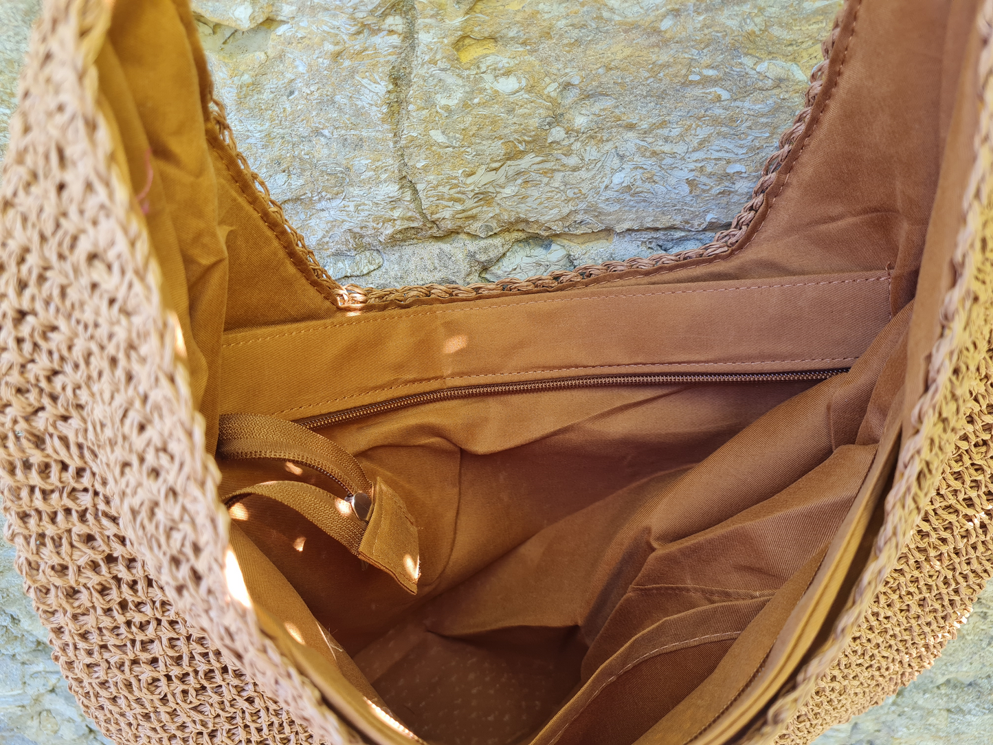 Yehwang Strandtasche Keepitall braun schilf strand urlaub einkaufen einkaufstasche natur