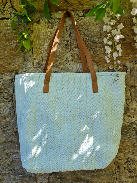 Yehwang Strandtasche mit Relief-Mintgrün strand urlaub schopper schwimmband natur ibiza