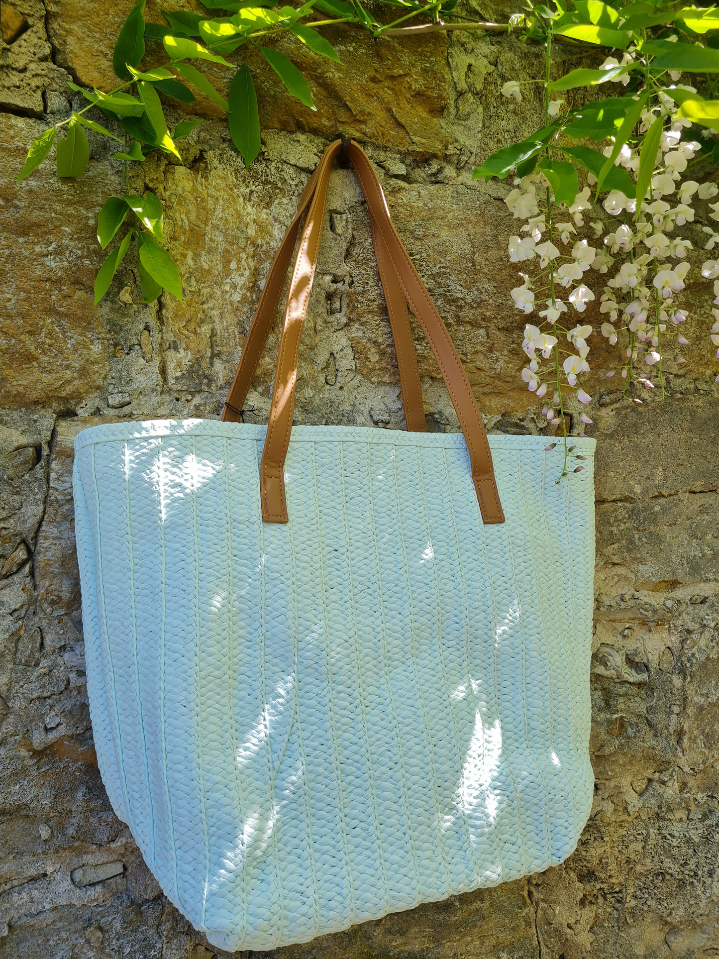 Yehwang Strandtasche mit Relief-Mintgrün strand urlaub schopper schwimmband natur ibiza