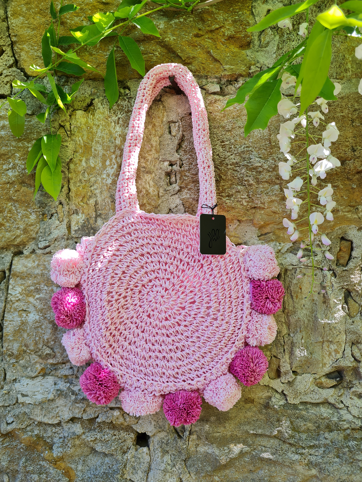 Yehwang Schultertasche Strandtasche in Rosa mit Pink Trend 2025-2026 einkaufstasche