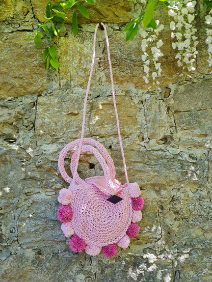 Schultertasche Handtasche Rosa Pink Sommer Trend Urlaub Yehwang