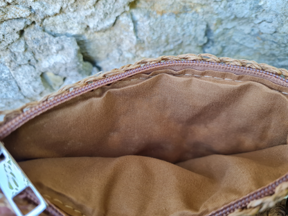 Yehwang Ibiza-Vibe-Tasche  braun umhängetasche urlaub strand schwimmbad disko