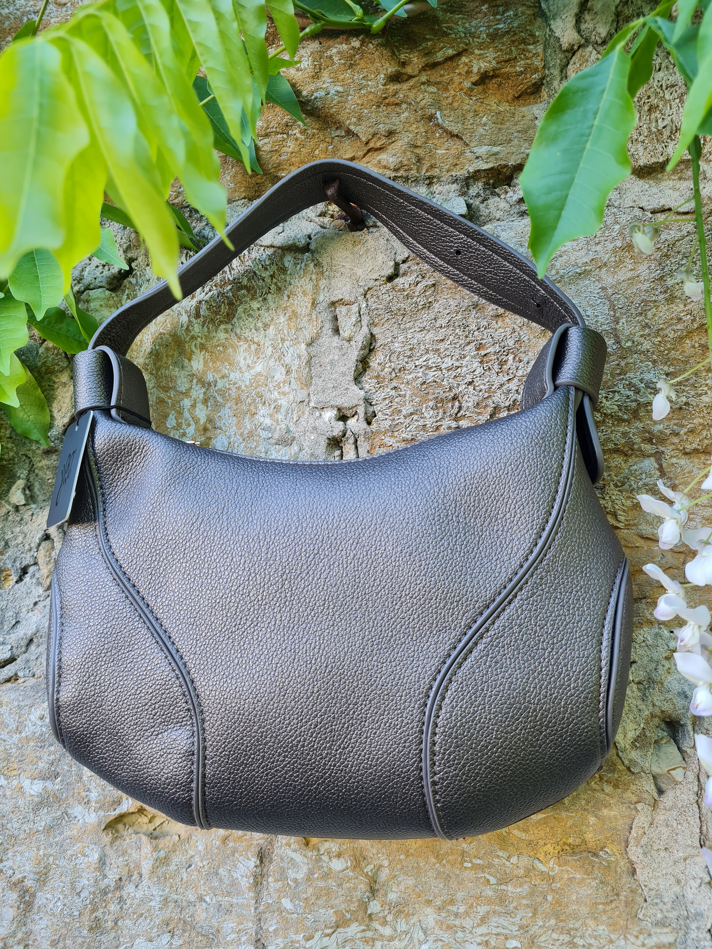 Umhängetasche Handtasche Glam Bronze Handtasche braun Kupfer Trend Yehwang
