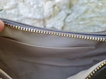 Umhängetasche Handtasche Glam Bronze Handtasche braun Kupfer Trend Yehwang
