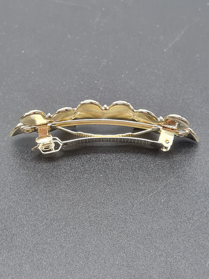 Haarspange Schmetterlinge Goldfarben