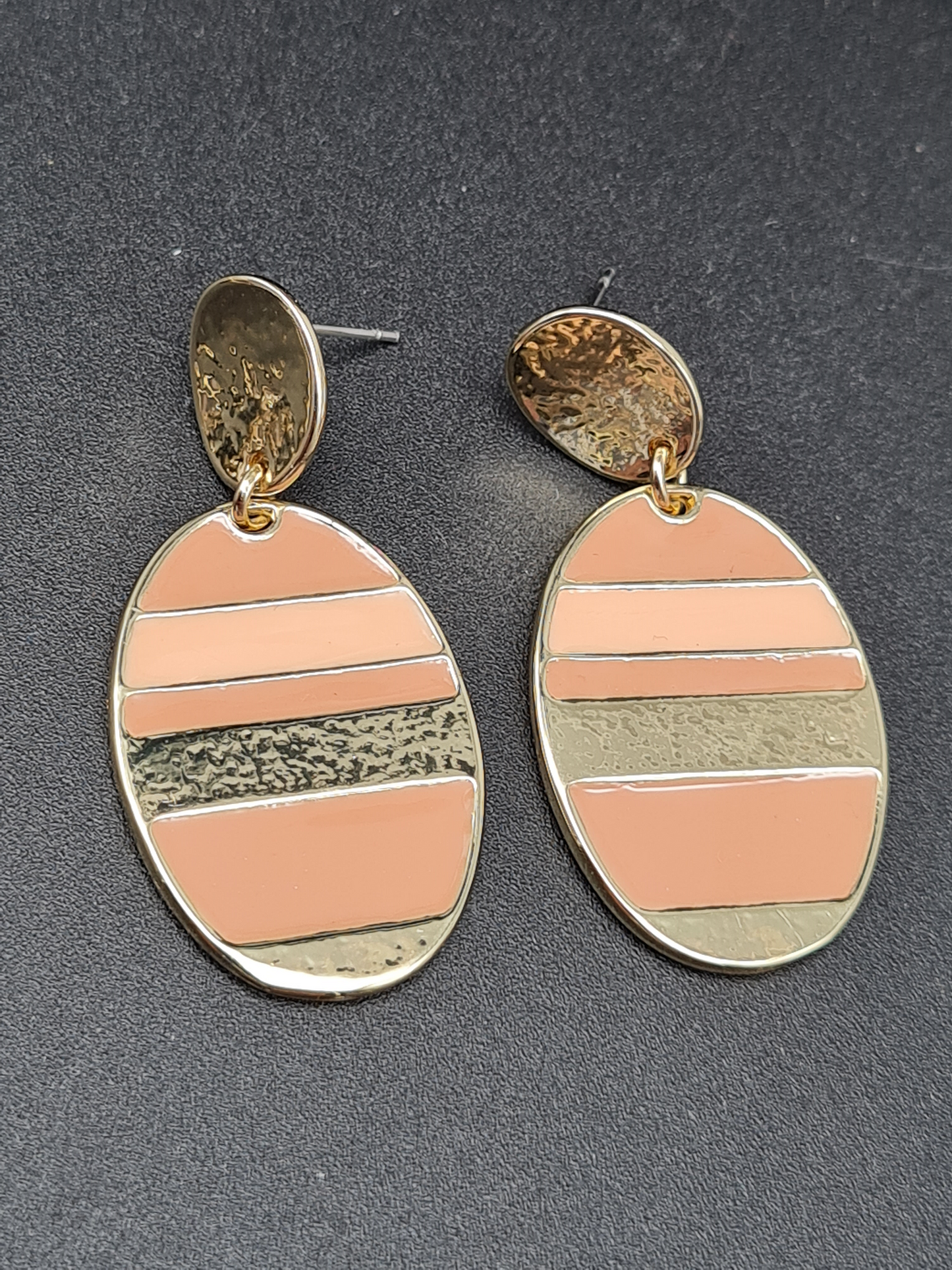 Liet & Joliet Ohrschmuck 4 varianten, gestreift mit Emaille