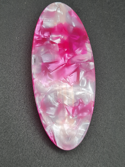Liet & Joliet Haarspange, Oval, Pink oder Koralle Farbe