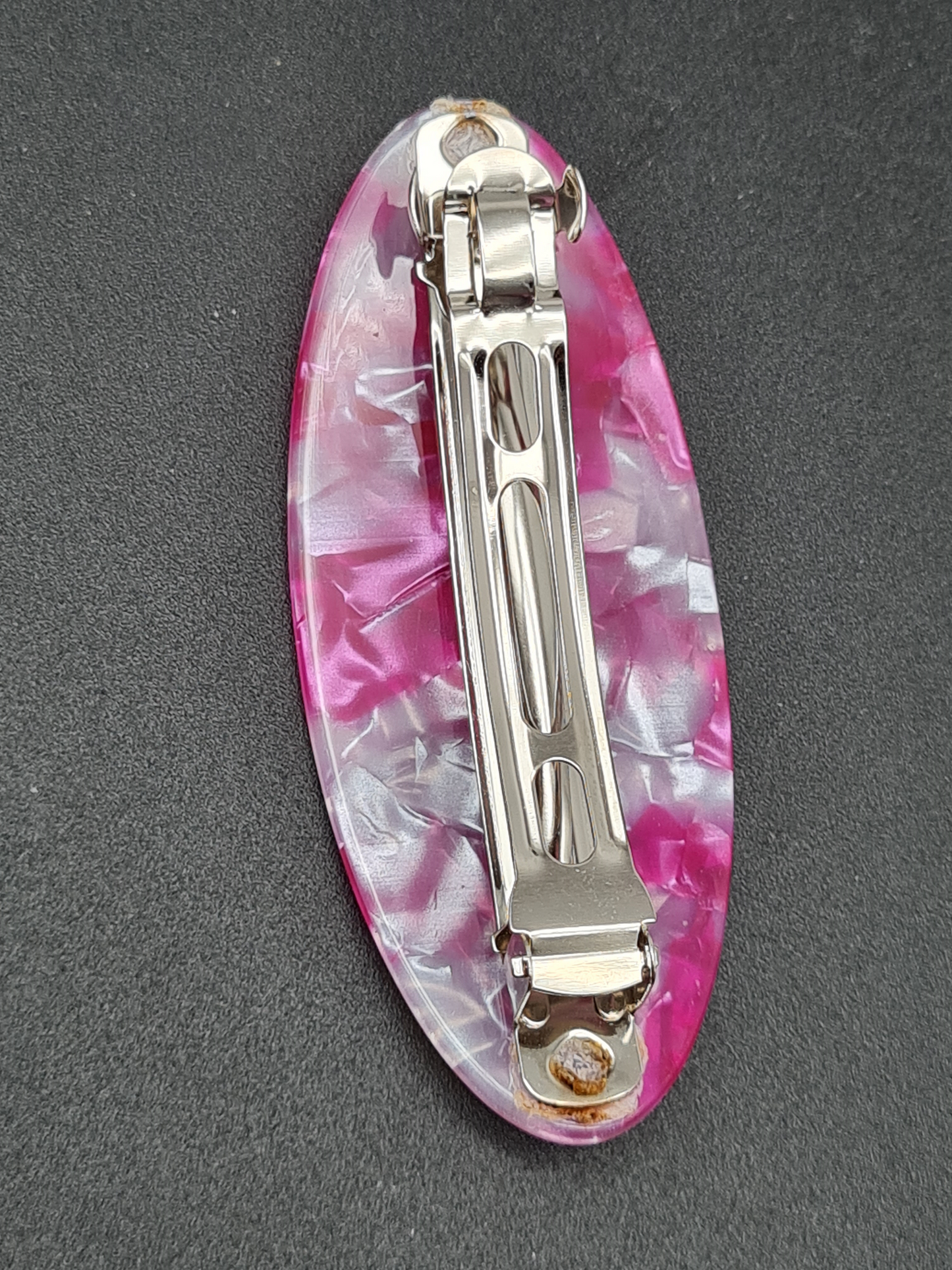 Liet & Joliet Haarspange, Oval, Pink oder Koralle Farbe