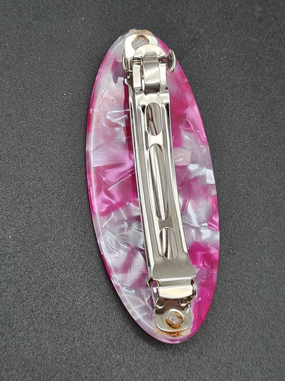Liet & Joliet Haarspange, Oval, Pink oder Koralle Farbe