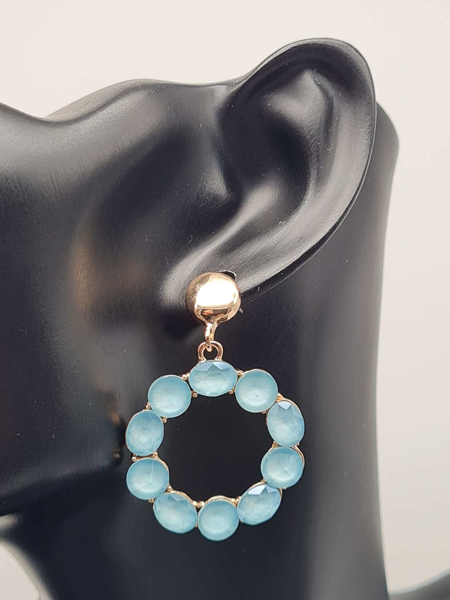 Sweet7 Ohrringe, Orhhänger Space Beads Kreise in verschiedene Farben