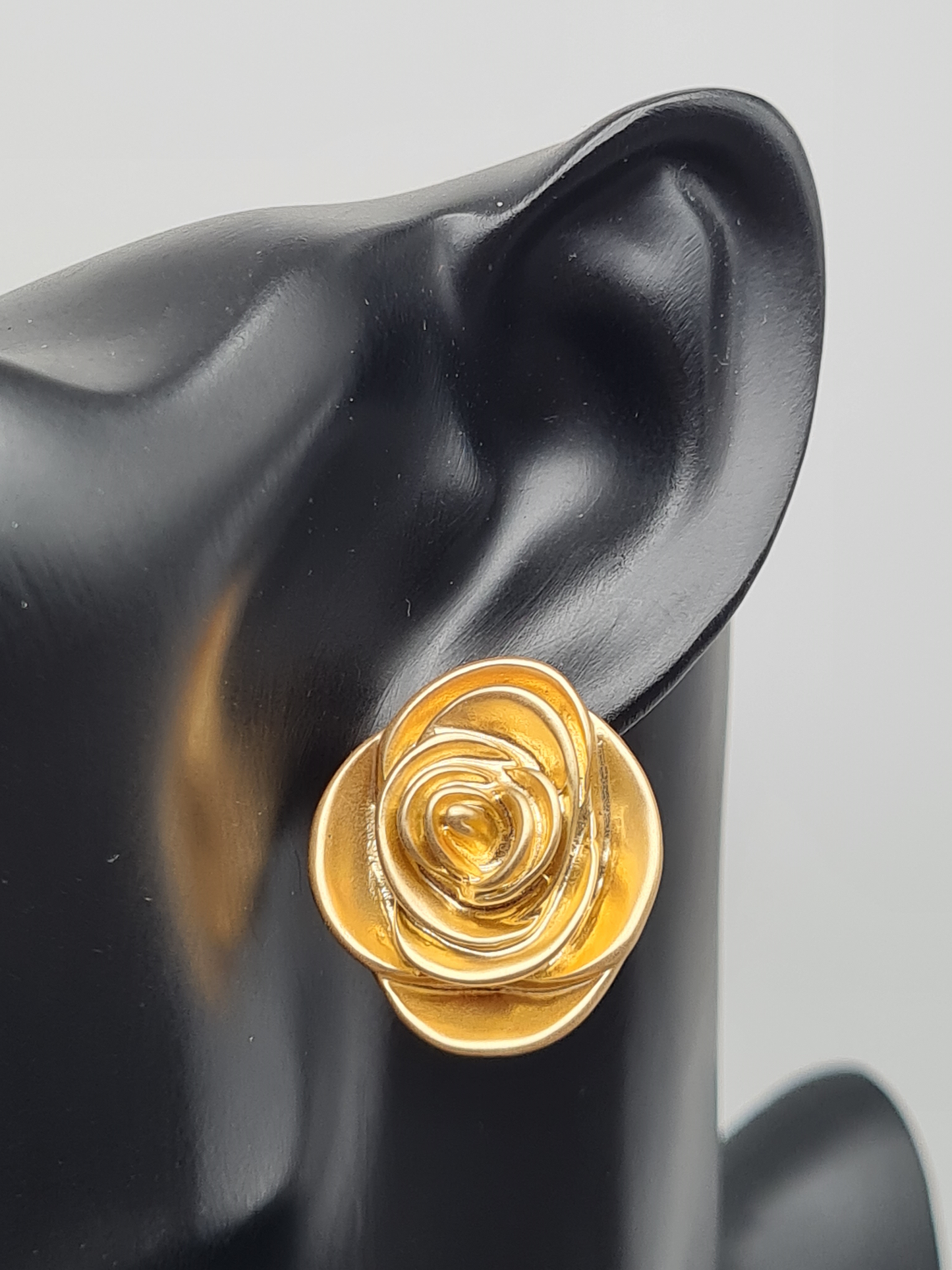 Sweet7 Ohrringe, Ohrstecker Goldene Rose