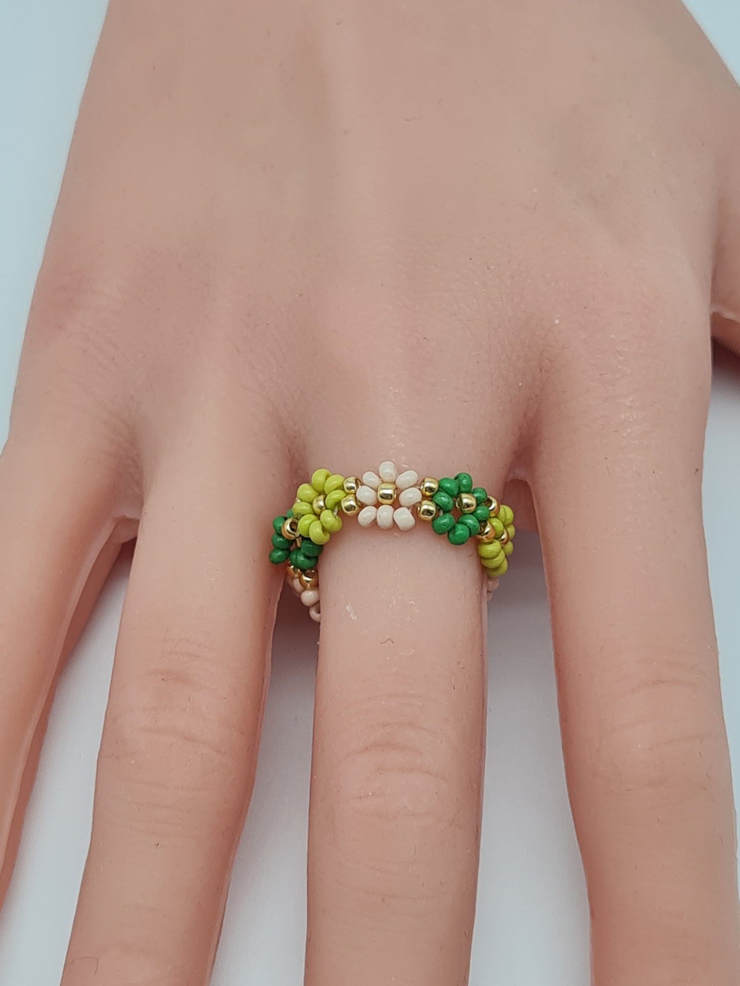 Biba Ringe, Elastische "Flower Power Ringe" in verschiedene Farben