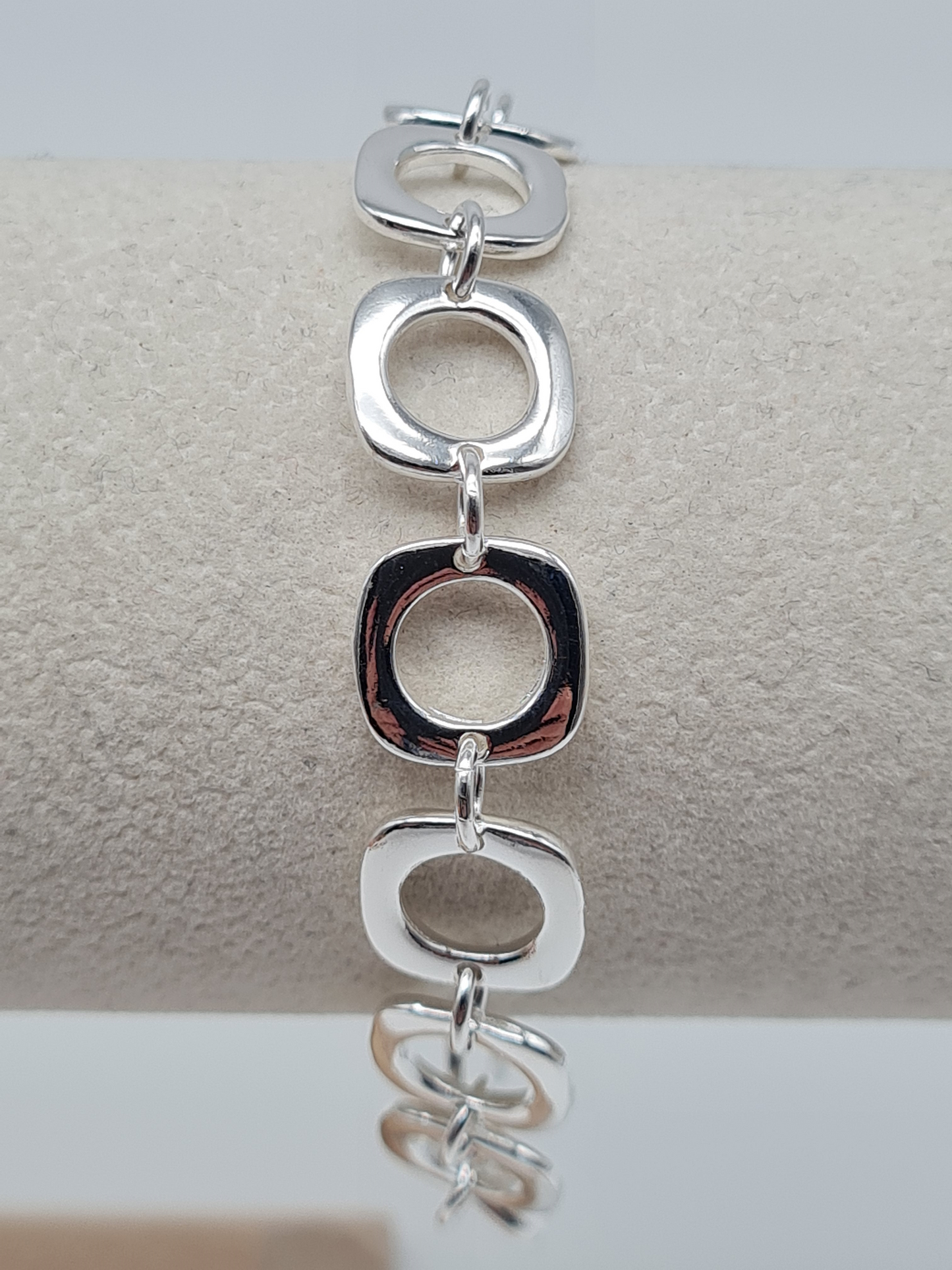 Amorino Armband, Silber 925, 70er Jahre Stil,