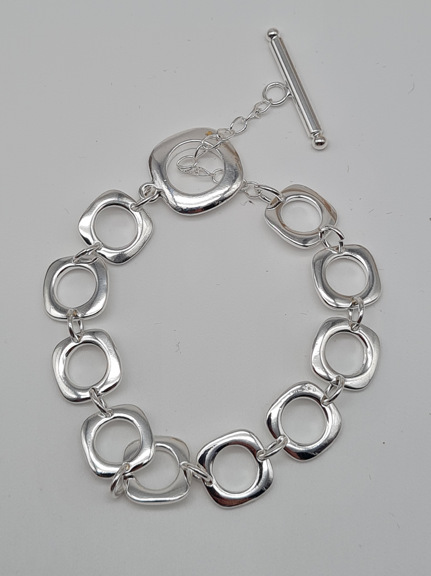 Amorino Armband, Silber 925, 70er Jahre Stil,