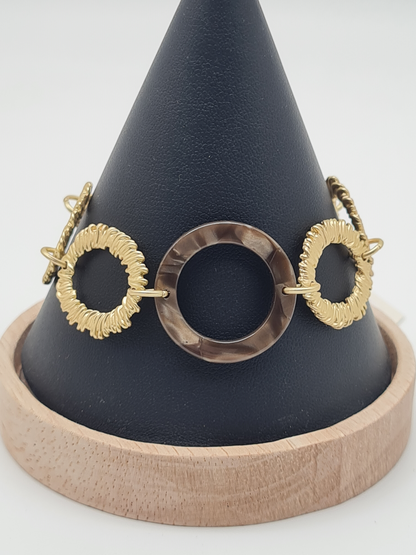 Biba Armband in Matt Goldfarben in 3 Varianten