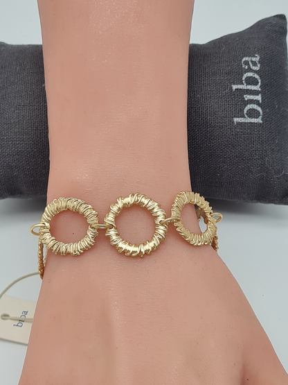Biba Armband in Matt Goldfarben in 3 Varianten