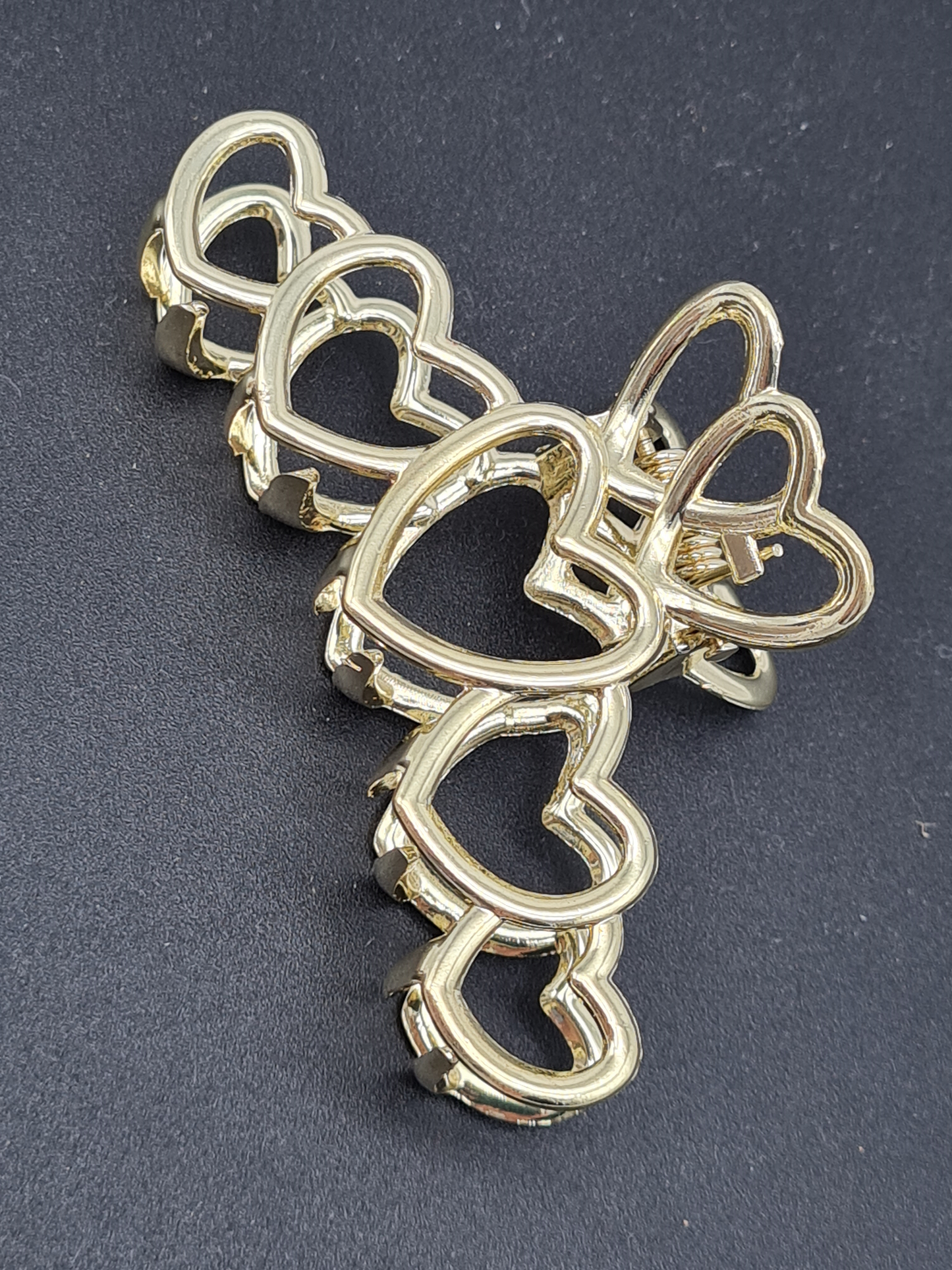 Yehwang Haarklammer Love All Over - Goldfarben