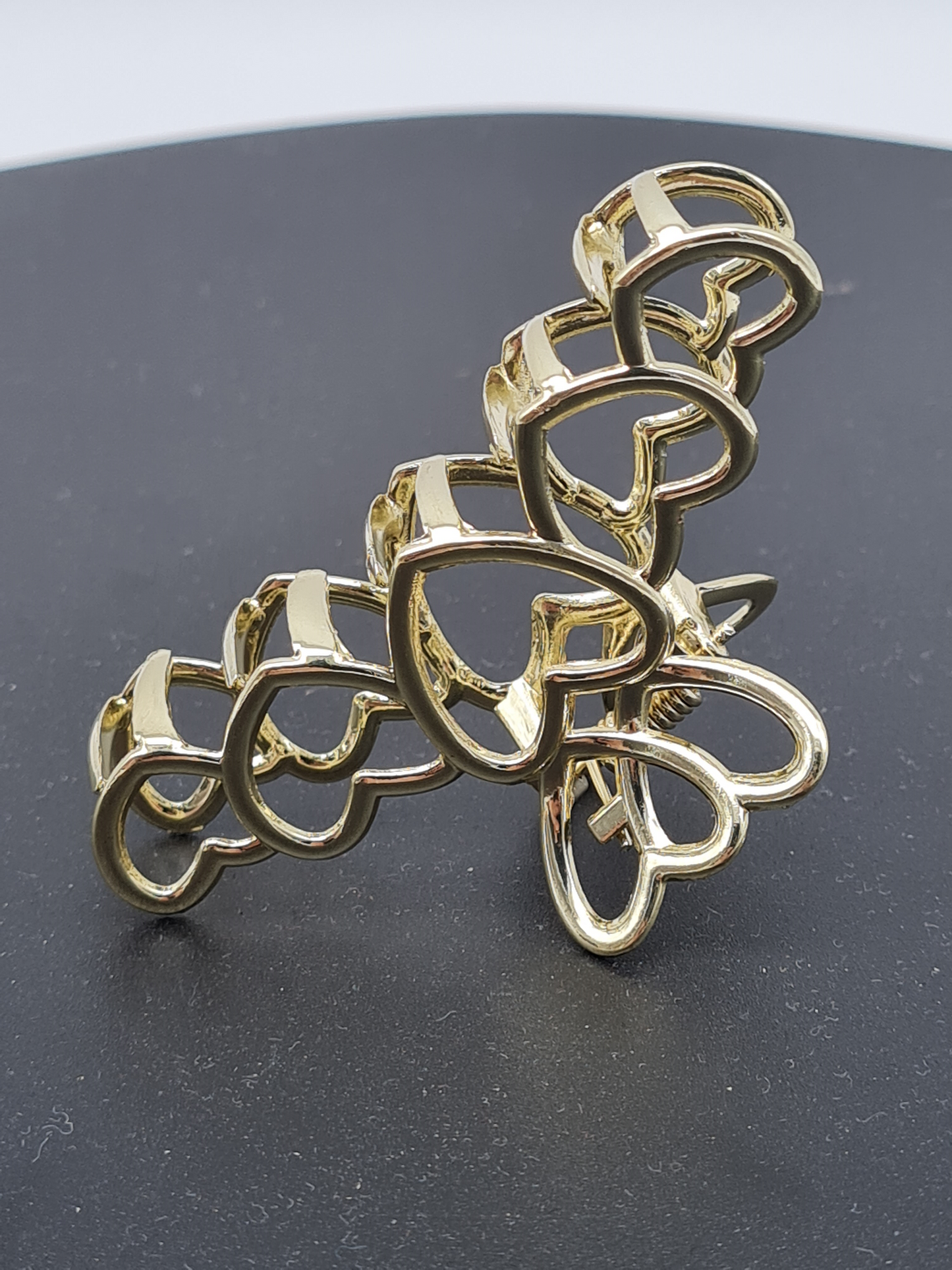 Yehwang Haarklammer Love All Over - Goldfarben