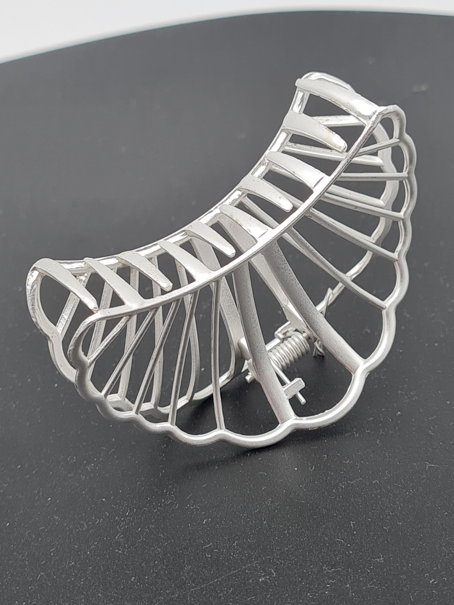 Yehwang Haarklammer Selma Vintage Silberfarben Metall