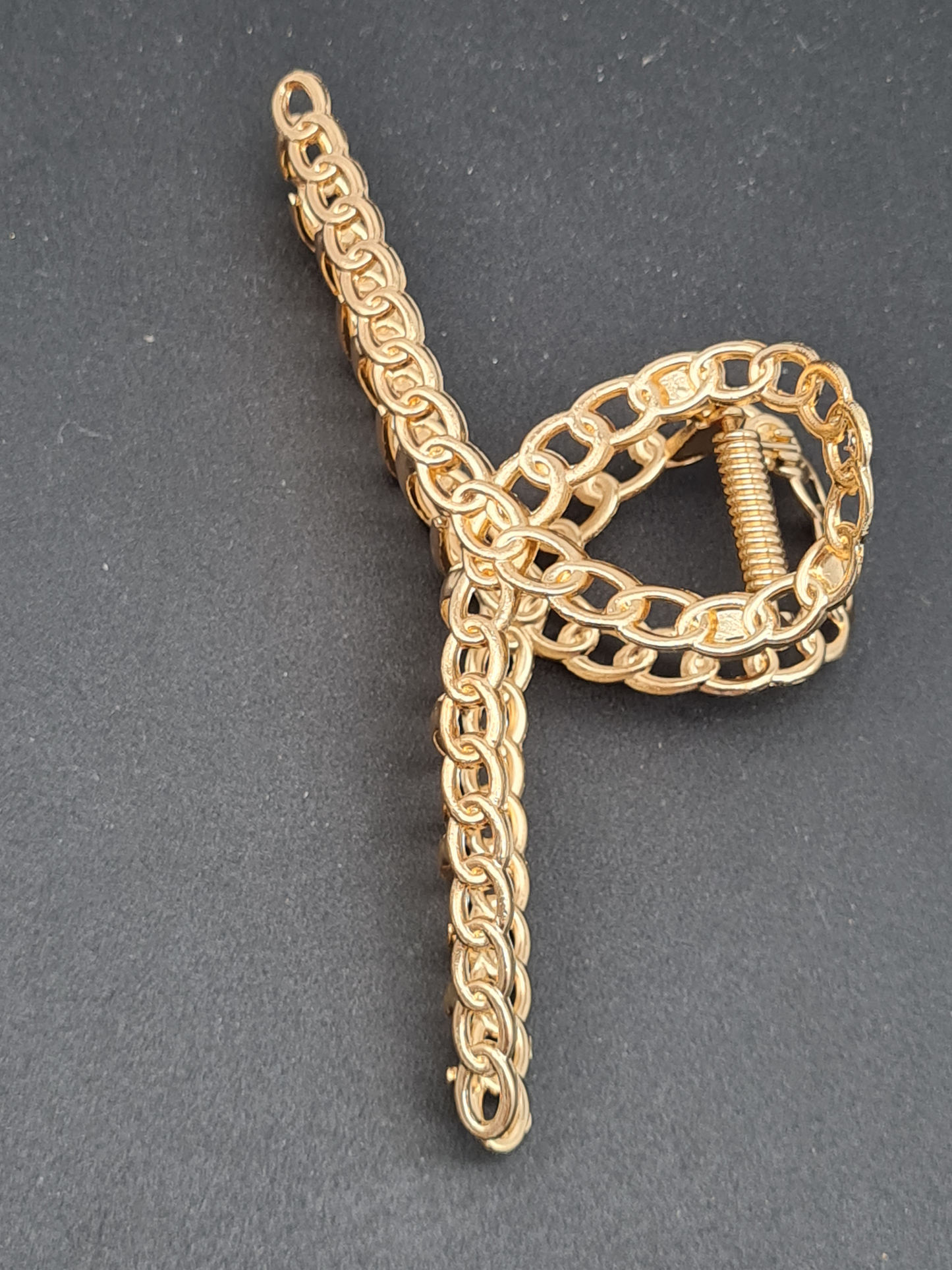 Yehwang Haarklammer Anna Goldfarbe Metall Kette