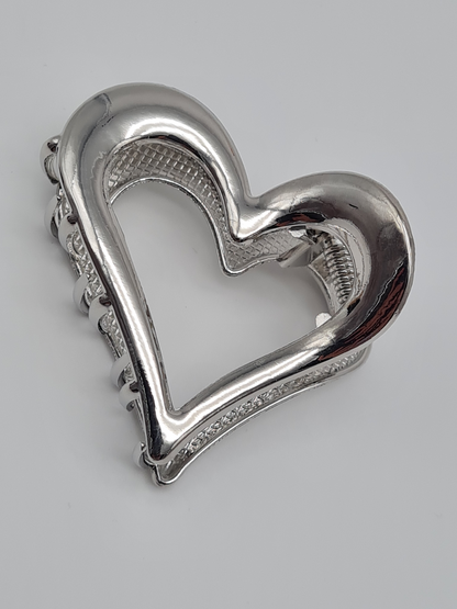 Yehwang Haarspange, Silver Heart, das Silberne Herz