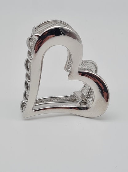 Yehwang Haarspange, Silver Heart, das Silberne Herz