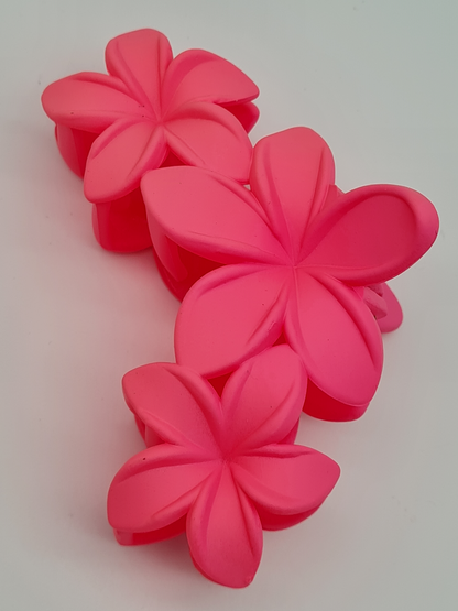 Yehwang Haarklammer Blumen Pink-Orangetöne