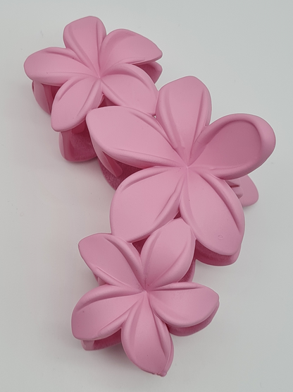 Yehwang Haarklammer Blumen Pink-Orangetöne