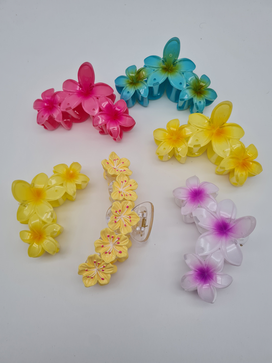 Yehwang Haarklammer Haarspange Haarschmuck Blumen Karibik Tropen