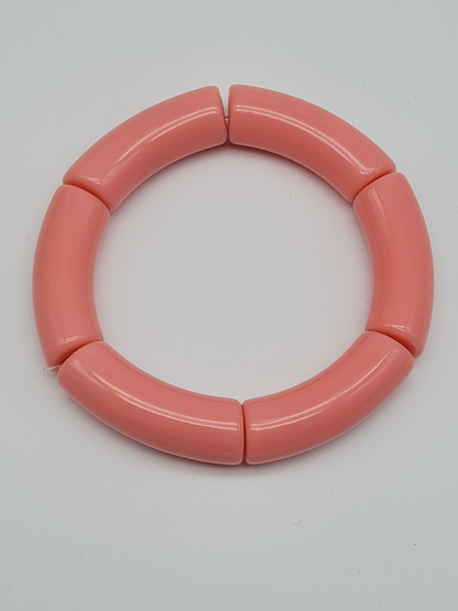 Yehwang Armband elastisch Retro nickelfrei Acryl verschiedene Farben