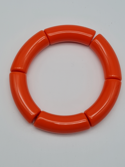 Yehwang Armband elastisch Retro nickelfrei Acryl verschiedene Farben