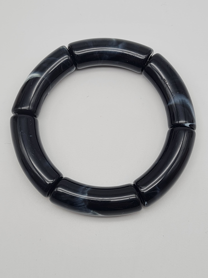 Yehwang Armband elastisch Retro nickelfrei Acryl verschiedene Farben