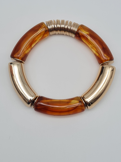 Yehwang Armband elastisch Retro nickelfrei Acryl verschiedene Farben