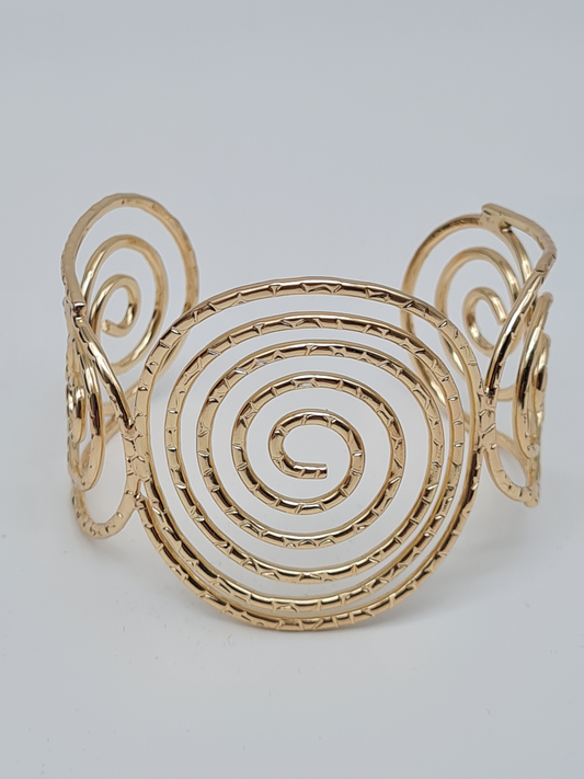 Sensibling Corp. Oberarmband Armreif Goldfarben Griechisch Nickelfrei Elegant